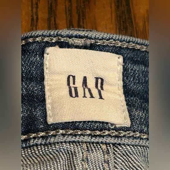 GAP Carpenter Pants button fly women’s 16 blue indigo high rise 90’s crop grunge - Picture 16 of 16